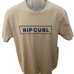 RIP CURL Surf Hawaiian Tee Shirt Men L Large Standard Fit